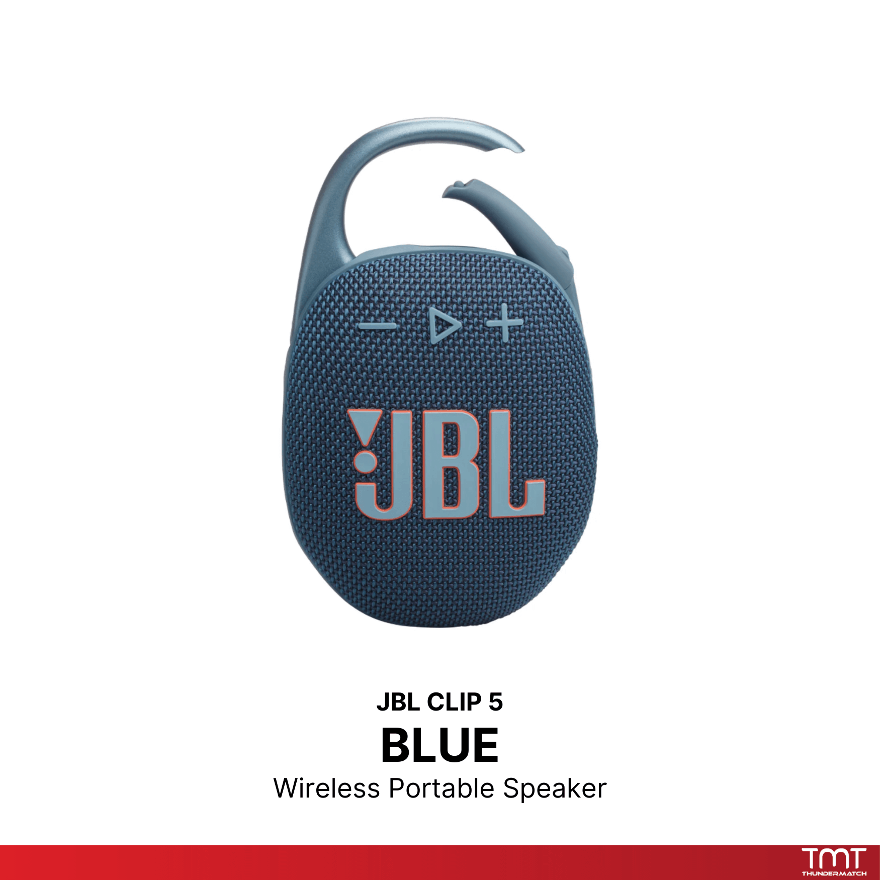 JBL Clip 5 Portable Waterproof Bluetooth Speaker Thunder Match