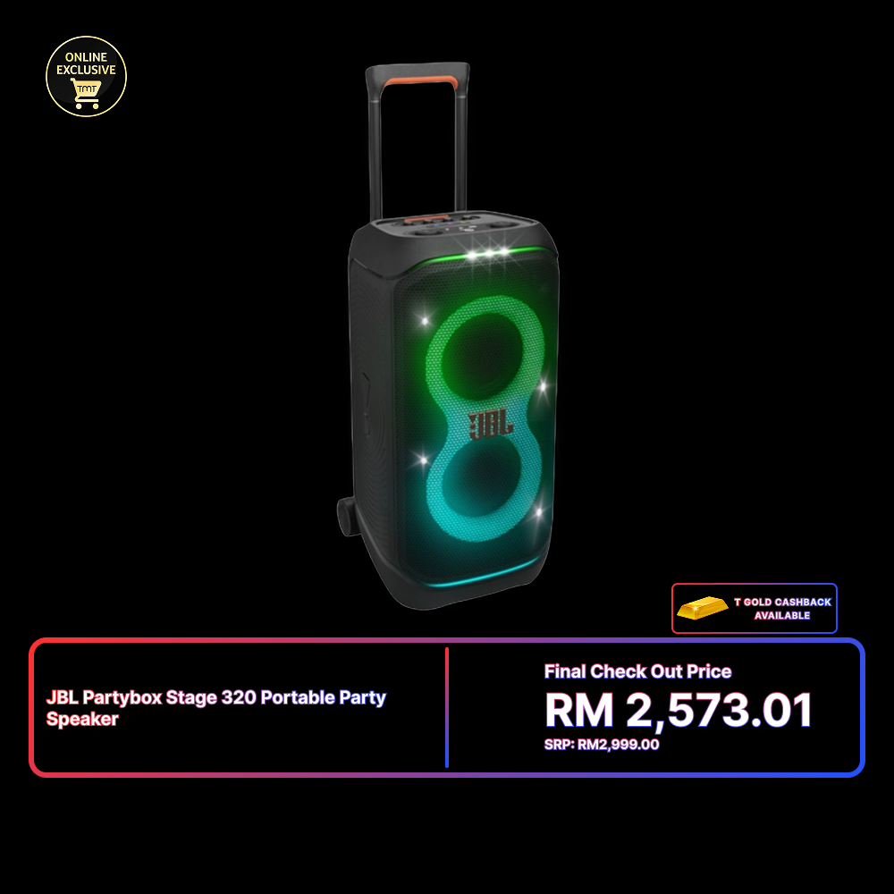 JBL Partybox Stage 320 Portable Party Speaker