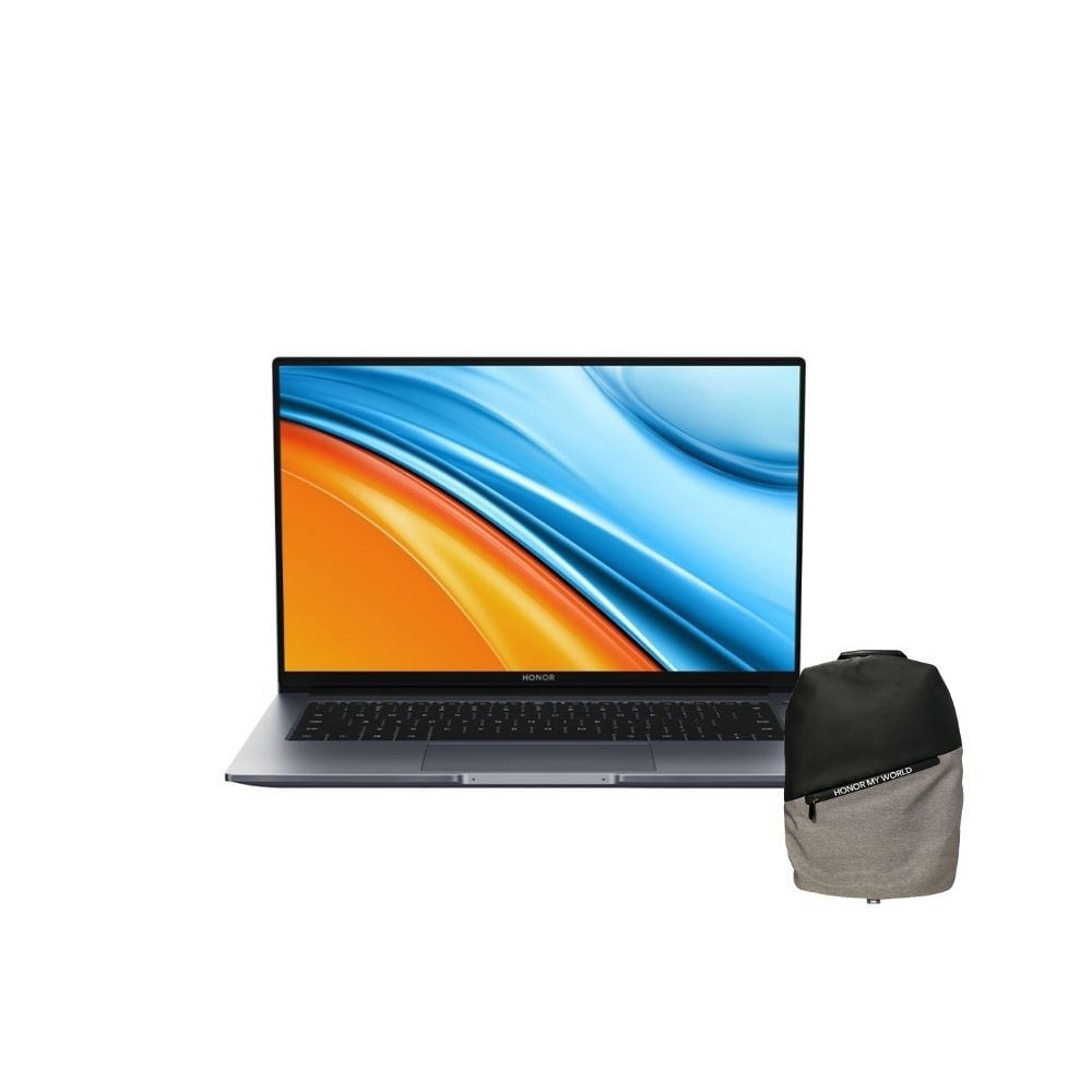 Honor MagicBook 14 HON-53011WGJ Space Grey Laptop | AMD Ryzen 5-5500U | 8GB RAM 512GB SSD | 14" FHD | FingerPrint+Sensor W10 | BAG