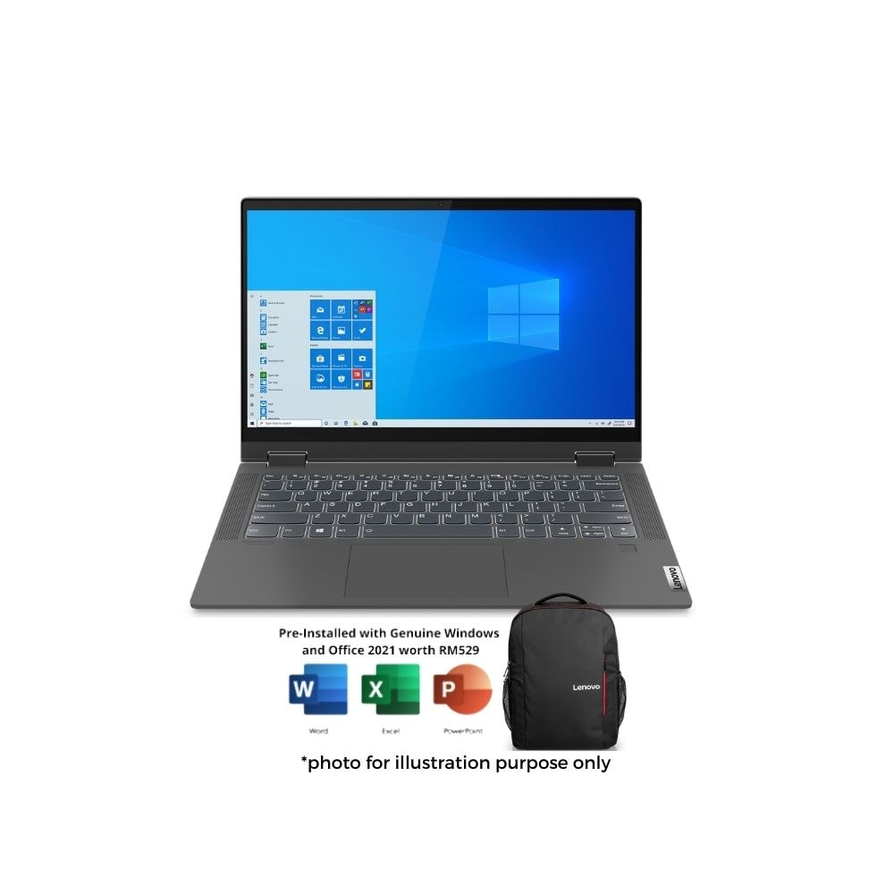Lenovo IdeaPad Flex 5 14ITL05 82HS00VUMJ Laptop | i5-1135G7 | 8GB RAM 512GB SSD | 14" FHD Touch+Pen | W11 | MS OFFICE+BAG