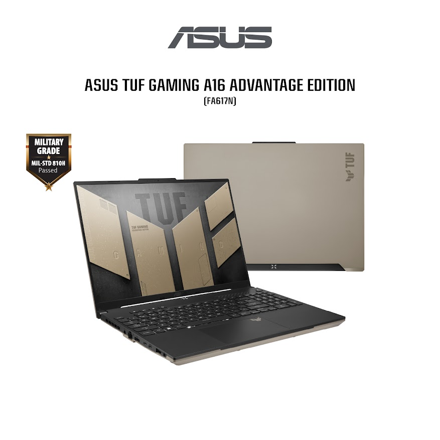 ASUS TUF Gaming A16 Advantage Edition (2024) FA617N-SRN3020W Gaming Laptop | AMD Ryzen 7-7435HS | AMD RX7600S