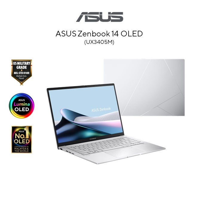Asus ZenBook 14 OLED UX3405M-APZ345WS/APZ346WS Laptop | Intel EVO Core Ultra 9-185H