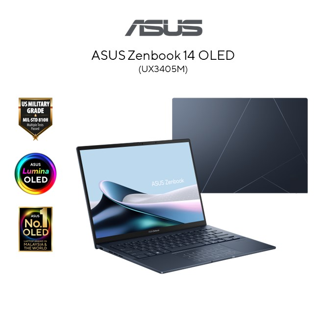 Asus ZenBook 14 OLED UX3405M-APZ345WS/APZ346WS Laptop | Intel EVO Core Ultra 9-185H