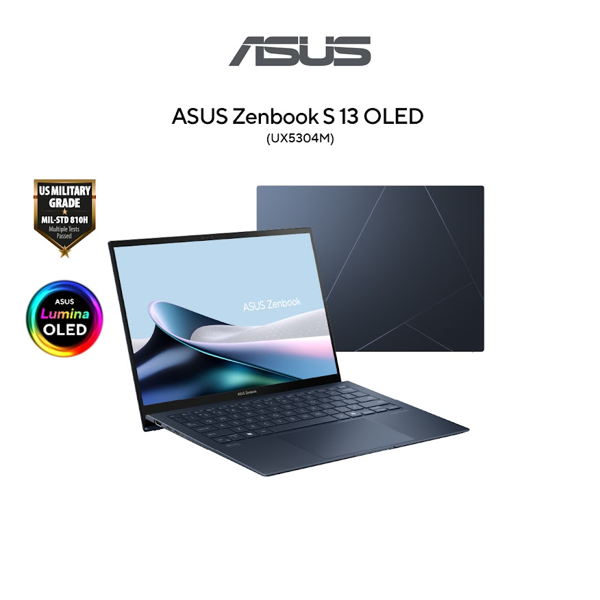 ASUS Zenbook S 13 OLED UX5304M-ANQ137WS/ANQ138WS Laptop | Intel EVO Core Ultra 7-155U