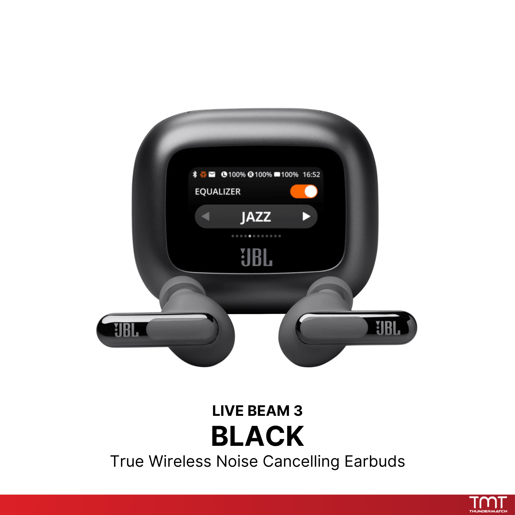 JBL Live Beam 3 True wireless Noise Cancelling closedstick earbuds Thunder Match