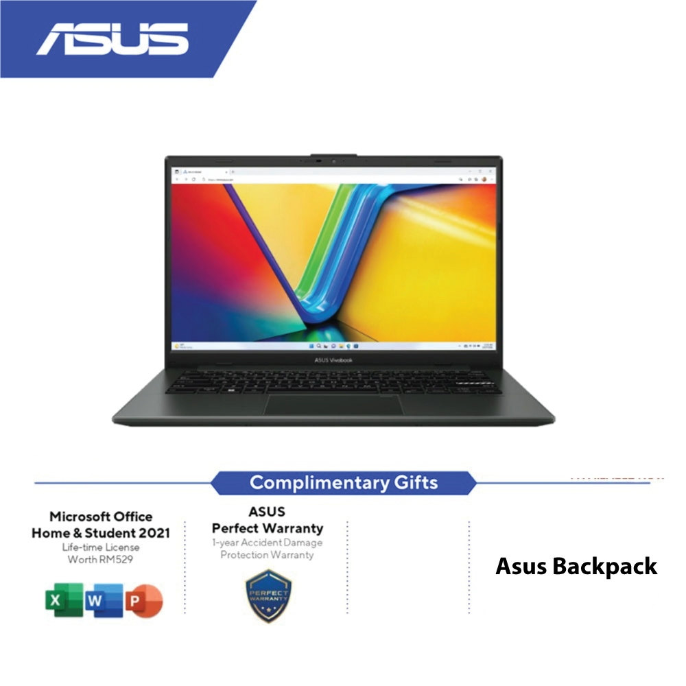 Asus VivoBook Go E1404F-AEB888WS Laptop | AMD Ryzen 5-7520U