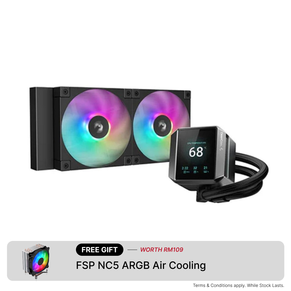 (April Fools Promo) Deepcool MYSTIQUE 240 ARGB AIO Liquid Cooling