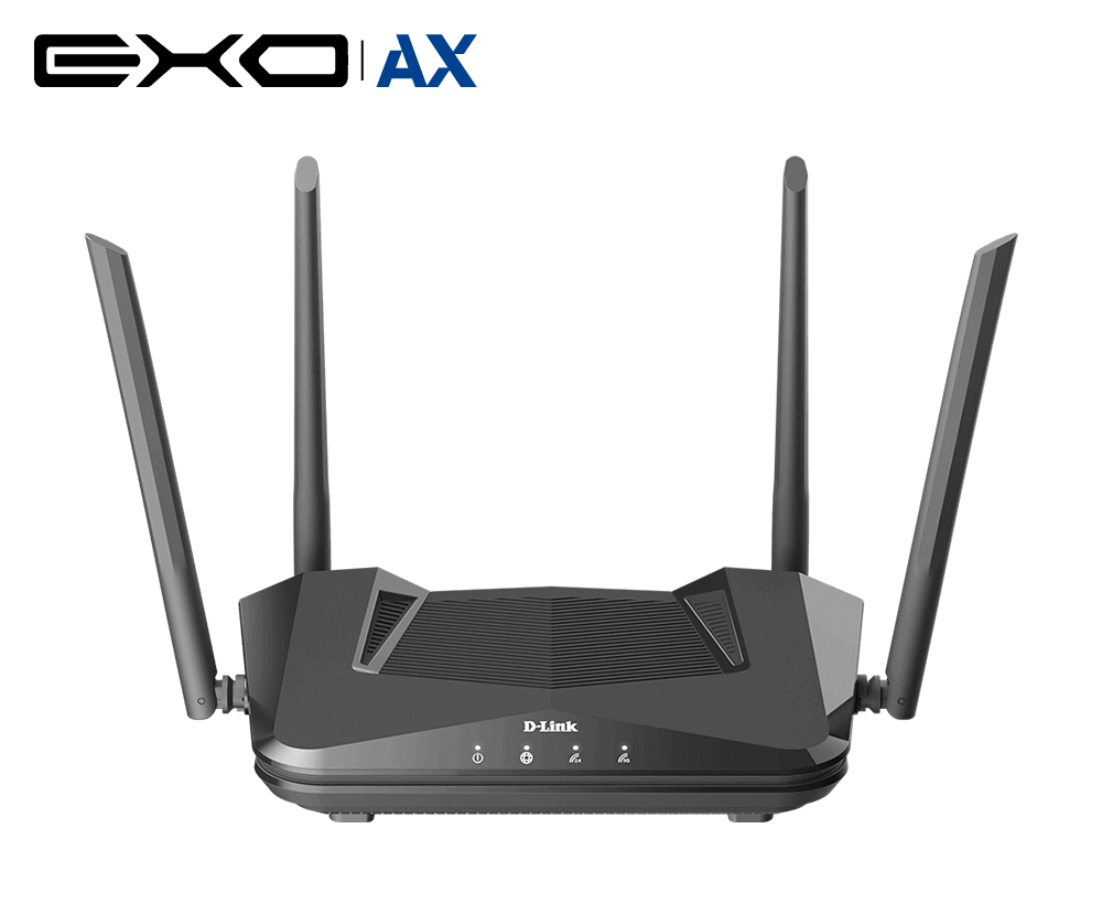 D-Link DIR-X1560 Wireless DualBand Router-AX1500/300Mbps 2.4GHz+1200bps 5GHz