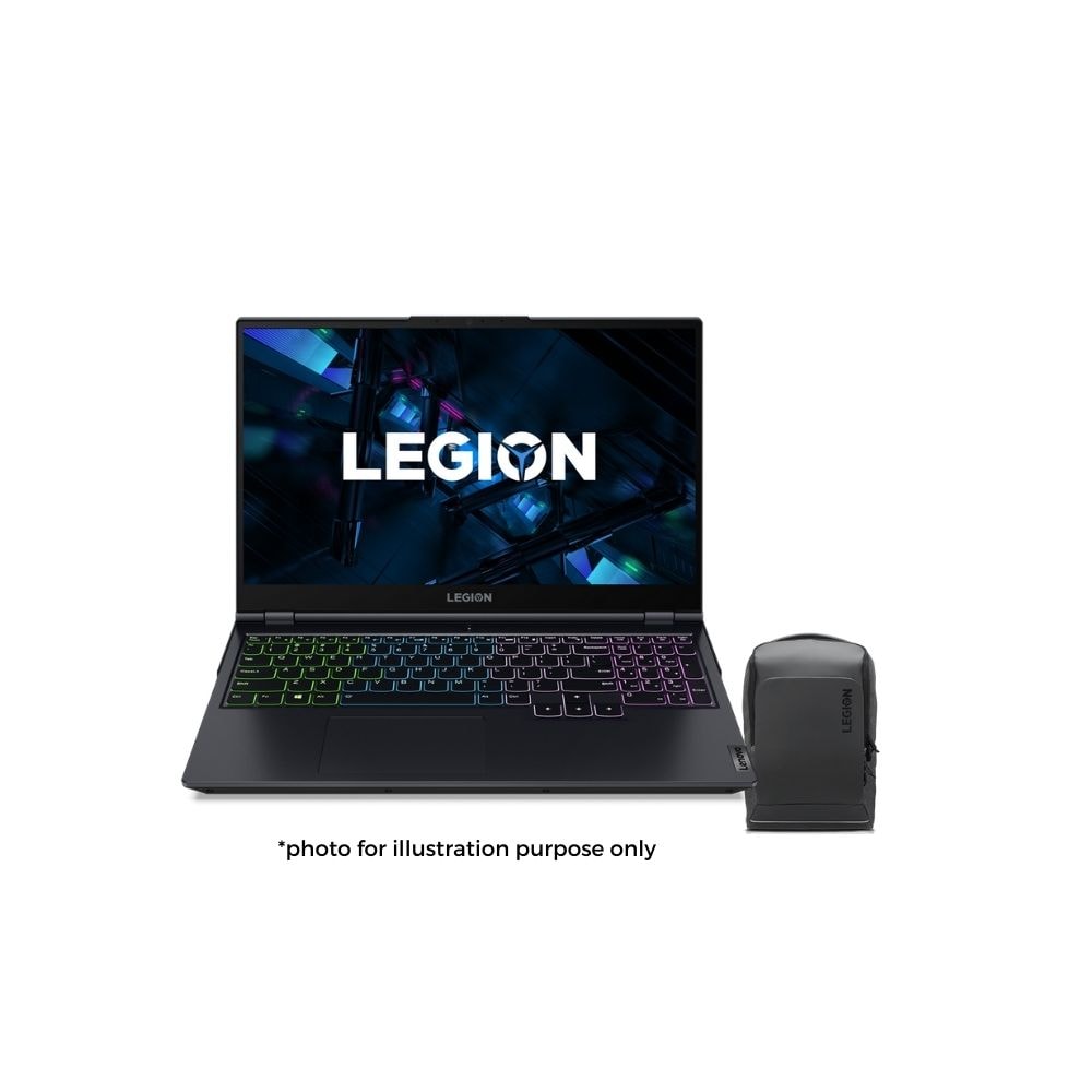 Lenovo Legion 5 15ITH6H 82JH00G2MJ Gaming Laptop | i5-11400H | 8GB RAM 512GB SSD | 15.6" | RTX3060 | RGB | W11 | BAG