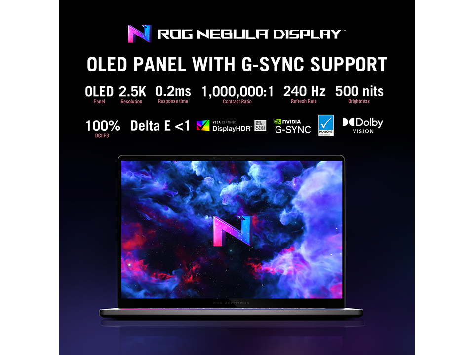 Asus ROG Zephyrus G16 GA605W-VQR035W / GA605W-VQR037W Gaming Laptop | AMD Ryzen AI 9 HX 370 | NVD RTX4060