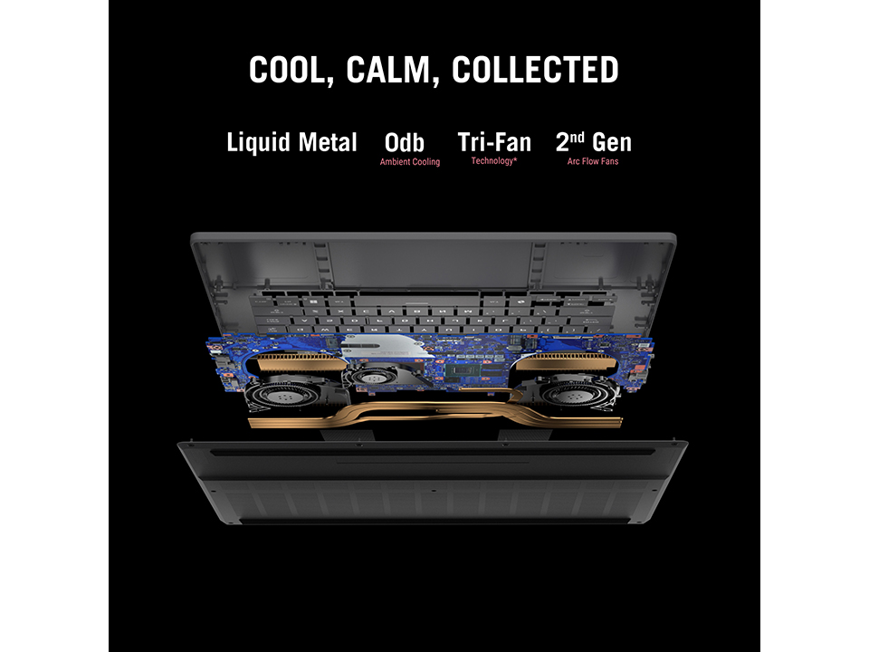 Asus ROG Zephyrus G16 GA605W-VQR035W / GA605W-VQR037W Gaming Laptop | AMD Ryzen AI 9 HX 370 | NVD RTX4060