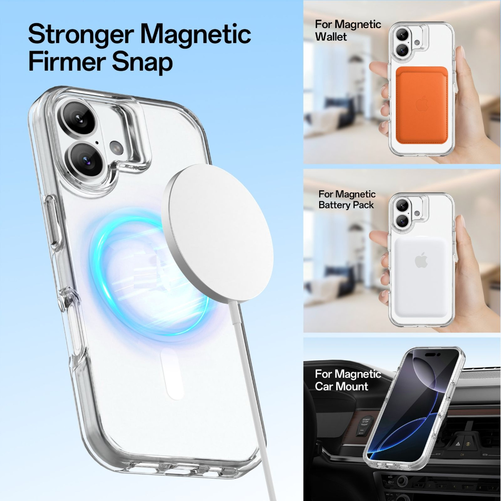 imade Crystaline Magsafe Case for iPhone 17 Series & iPhone Air