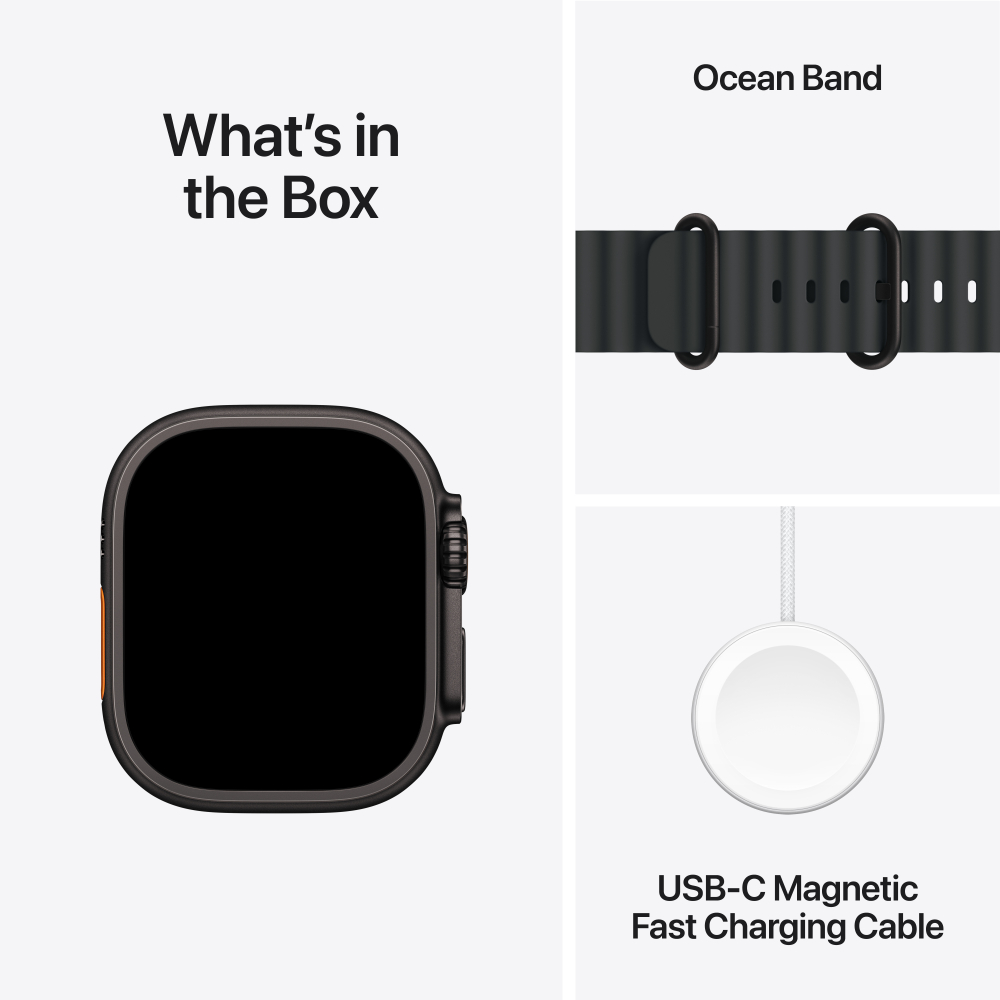 Apple Watch Ultra 2 Titanium Case with Ocean Band (GPS + Cellular)