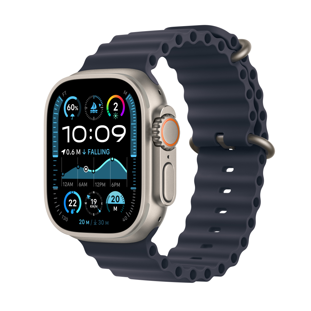 Apple Watch Ultra 2 Titanium Case with Ocean Band (GPS + Cellular)