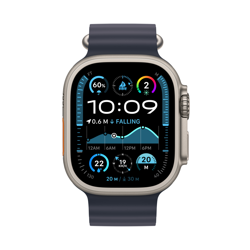 Apple Watch Ultra 2 Titanium Case with Ocean Band (GPS + Cellular)