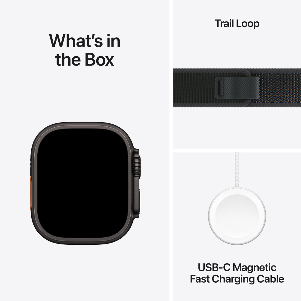 Apple Watch Ultra 2 Titanium Case with Trail Loop (GPS + Cellular)