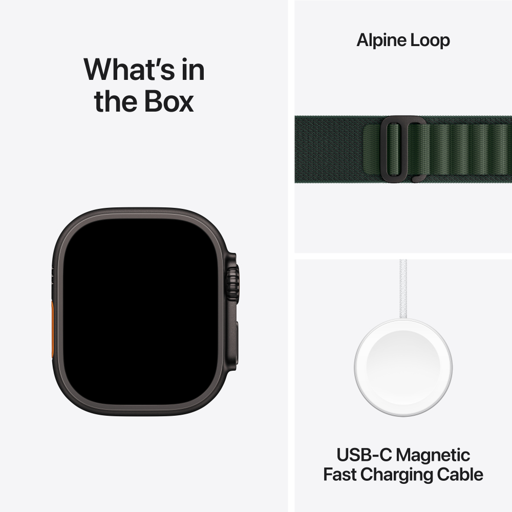 Apple Watch Ultra 2 Titanium Case with Alpine Loop (GPS + Cellular)