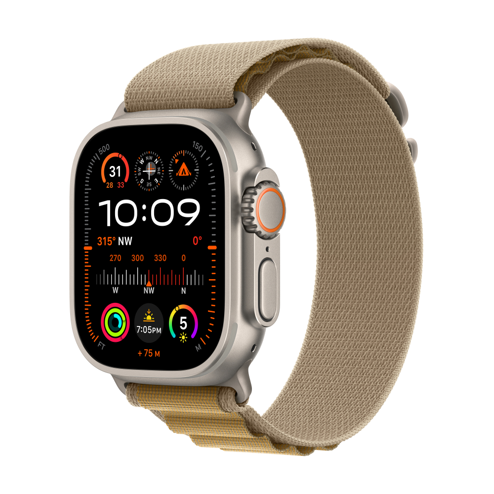 Apple Watch Ultra 2 Titanium Case with Alpine Loop (GPS + Cellular)