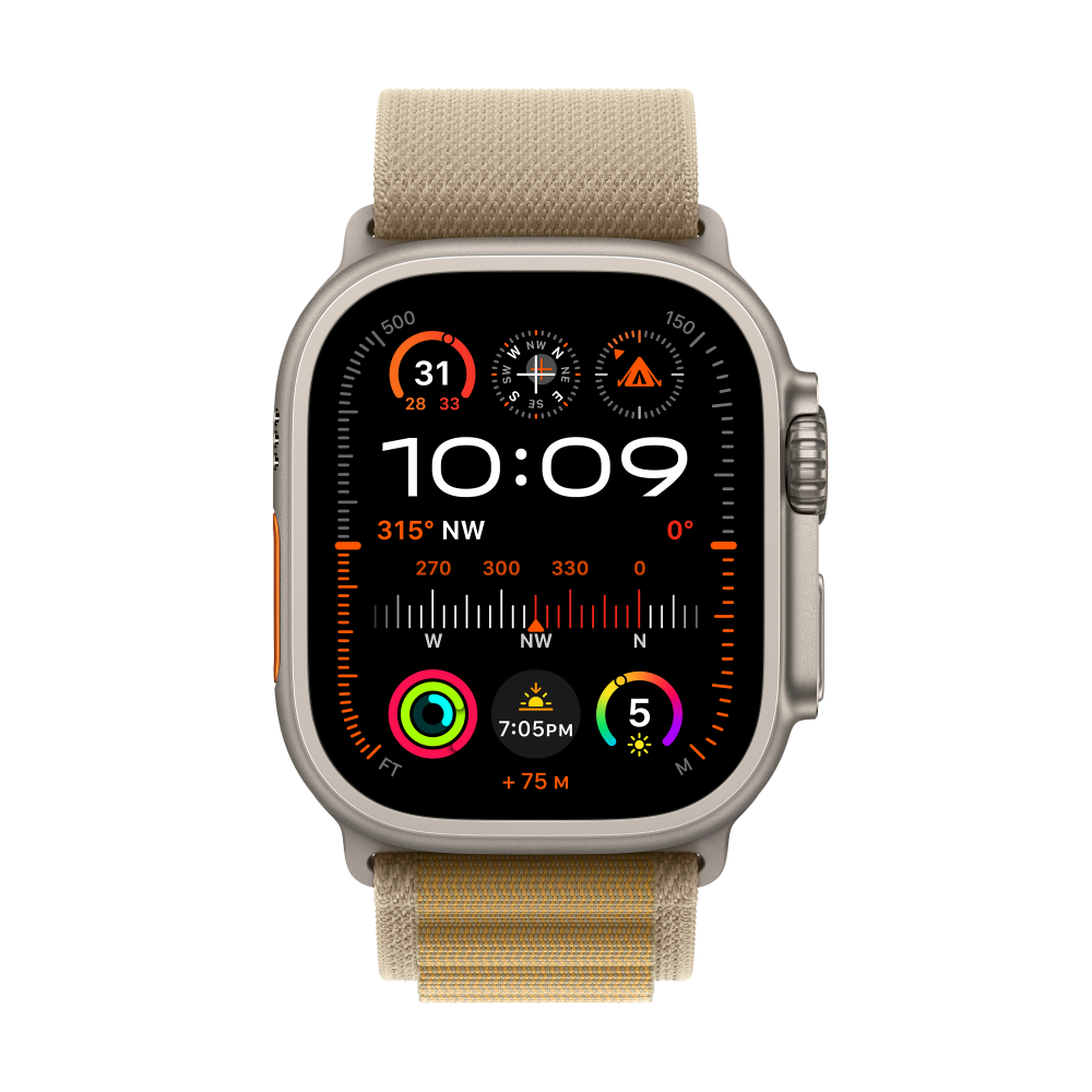 Apple Watch Ultra 2 Titanium Case with Alpine Loop (GPS + Cellular)