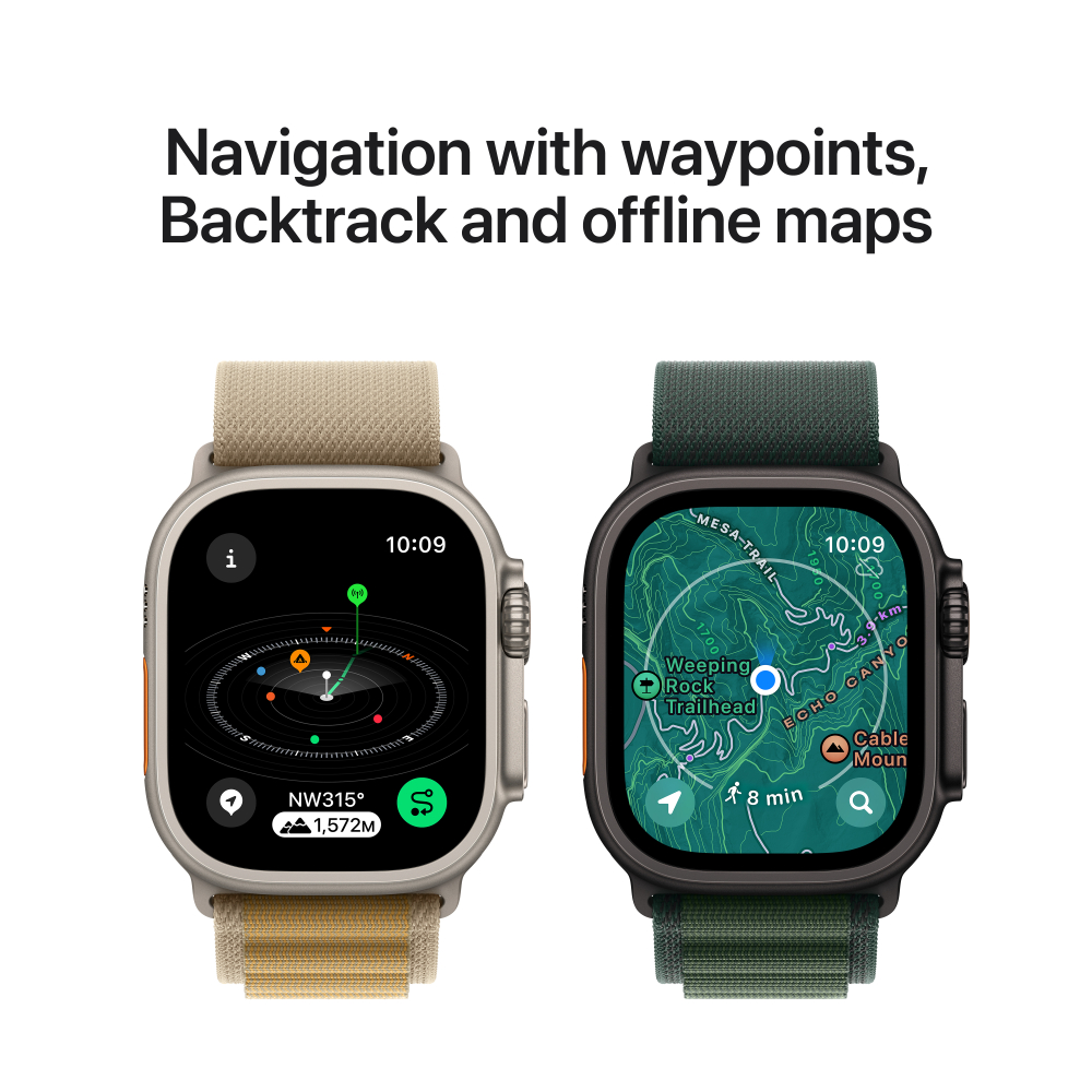 Apple Watch Ultra 2 Titanium Case with Alpine Loop (GPS + Cellular)