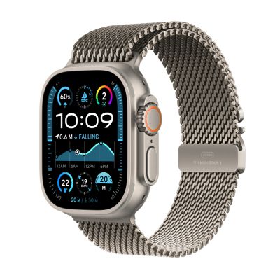Apple Watch Ultra 2 Titanium Case with Milanese Loop (GPS + Cellular)