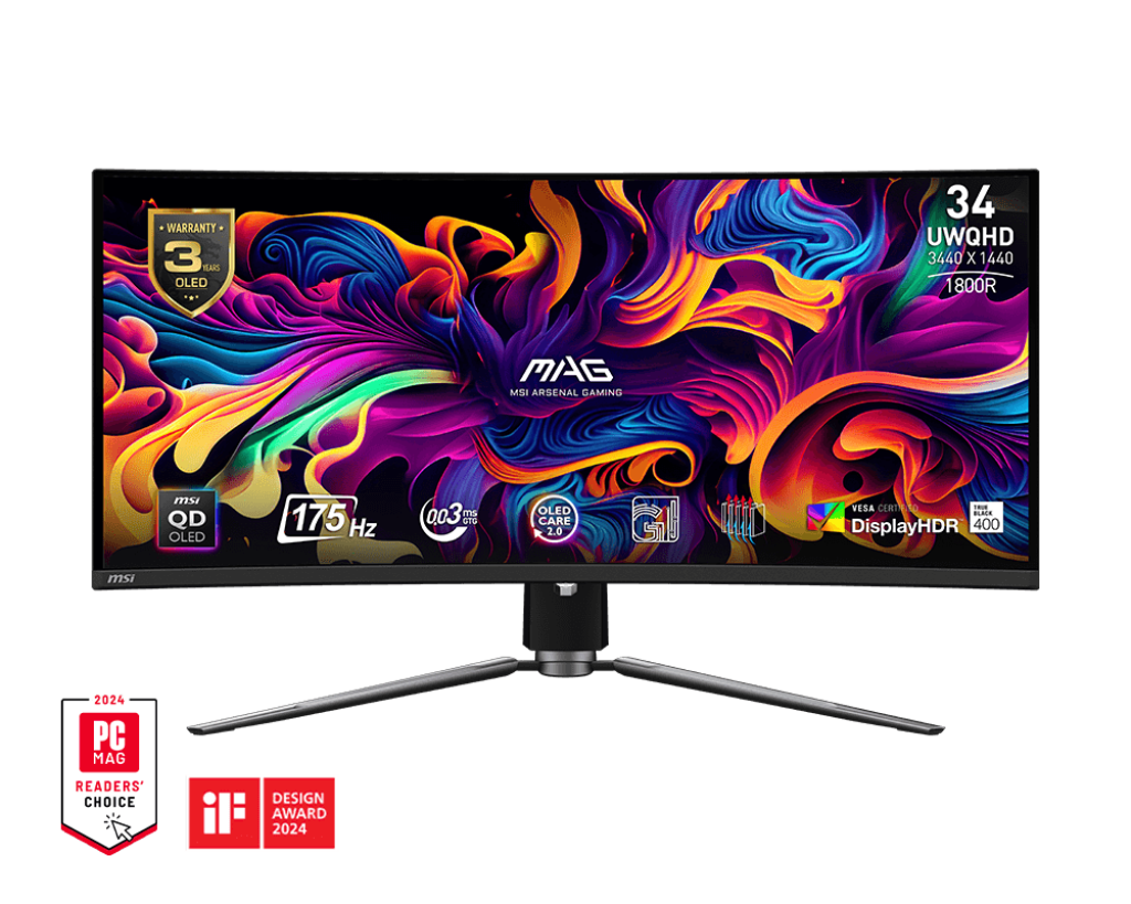 MSI Gaming Monitor MAG 341CQP Gaming Monitor | 3440 x 1440