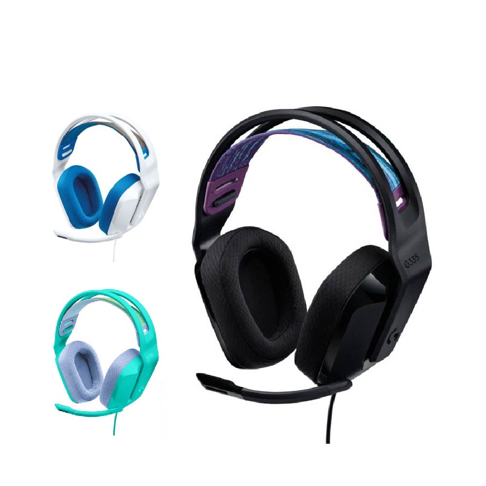 Logitech G335 Wired Gaming Headset | Flip to Mute Microphone