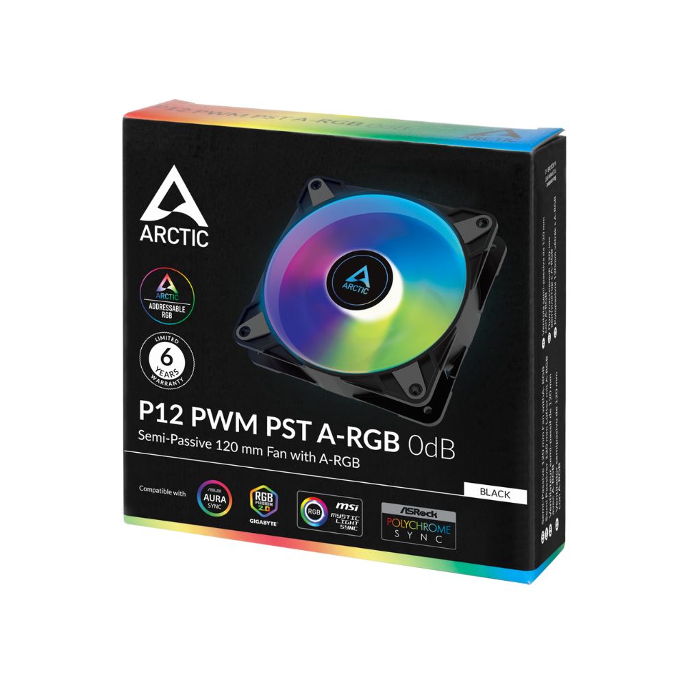 Arctic P12 PWM PST ARGB Fan Case
