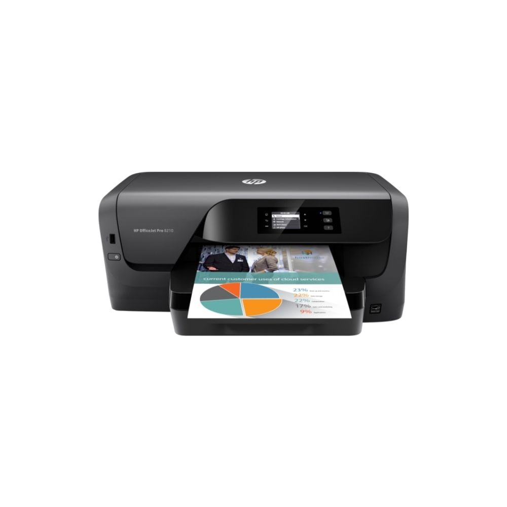 HP OfficeJet Pro 8210 Printer | 22ppm(B),18ppm(C) | 4800x4800dpi | HP 955,955XL(C,M,Y,K)/HP 959XL(B) | Duplex Print | Wifi | 2 year onsite warranty