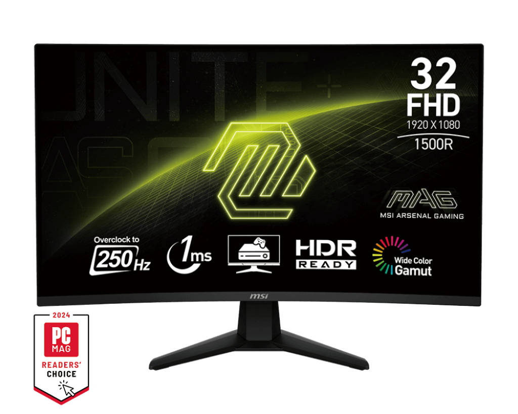 MSI MAG32C6X 31.5" Gaming Monitor | Curved 1500R | 1920 x 1080