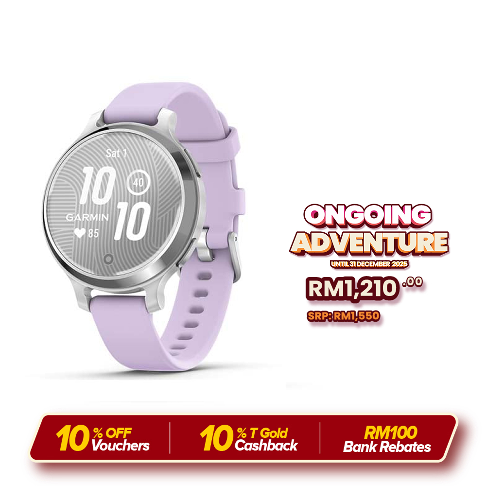 Garmin Lily 2 Active Stylish GPS Smartwatch