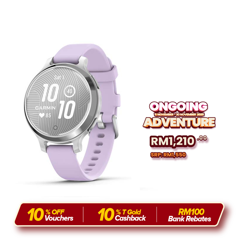 Garmin Lily 2 Active Stylish GPS Smartwatch