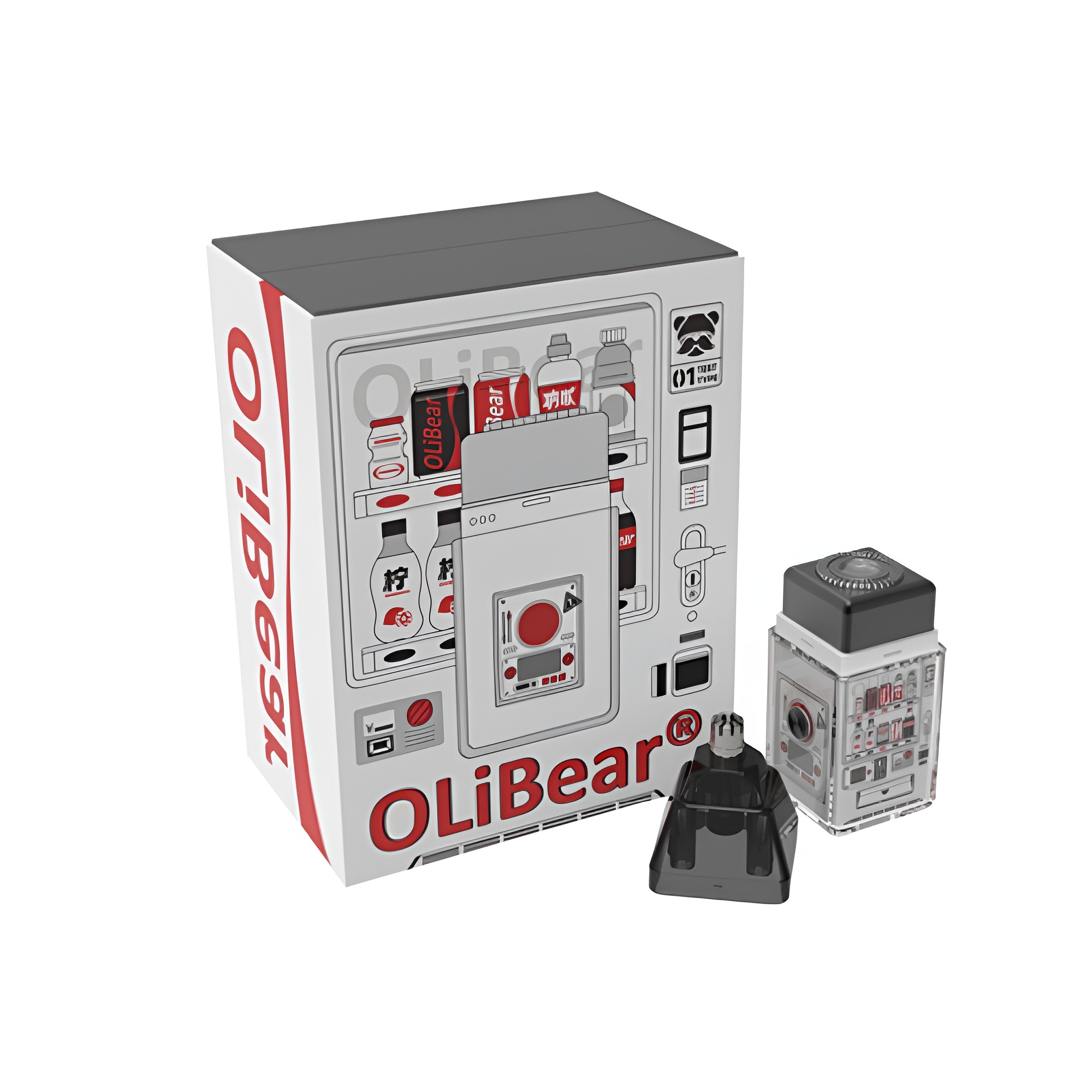 OLiBear Square Brick Pocket Shaver
