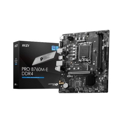 MSI Pro B760M-E DDR4 mATX Motherboard