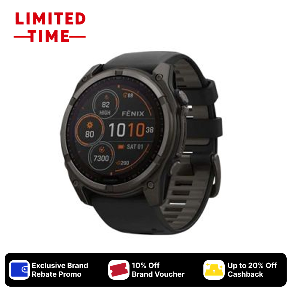 Garmin Fenix 8 SOLAR Advanced Outdoor GPS Smartwatch