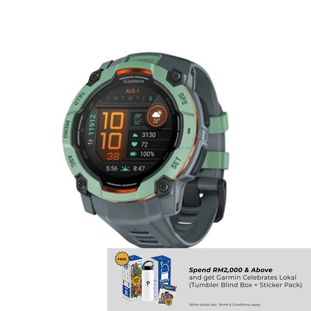 Garmin Instinct 3 AMOLED Rugged GPS Smartwatch