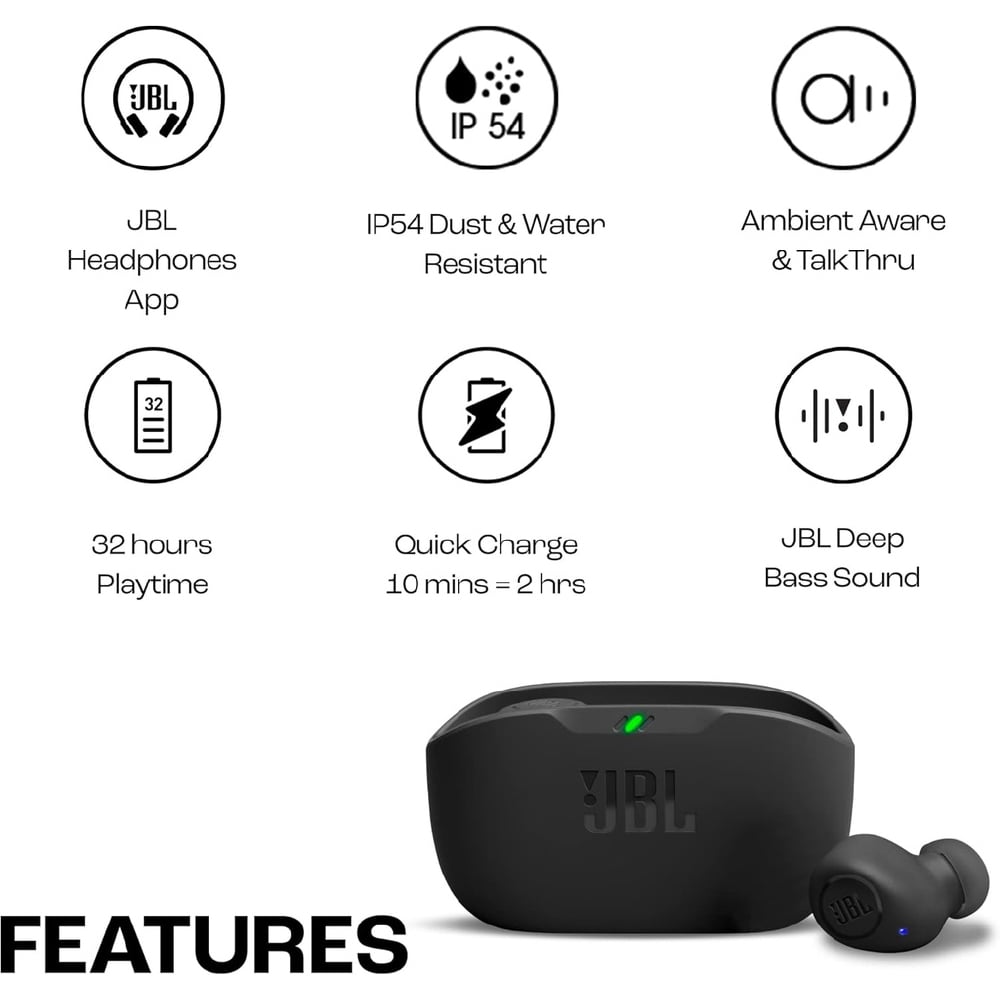 (JBL PWP Promo) JBL Wave Buds True Wireless Earbuds