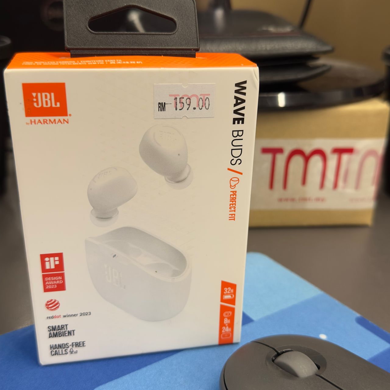 (Open Seal Unit) JBL Wave Buds - White