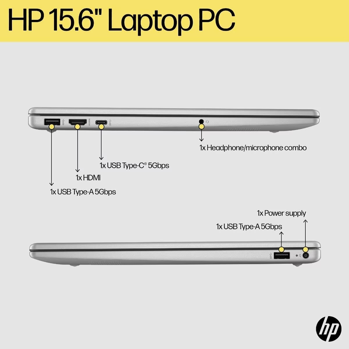 HP 15-fc0373AU / fc0374AU / fc0375AU Laptop | AMD Ryzen 5-7430U