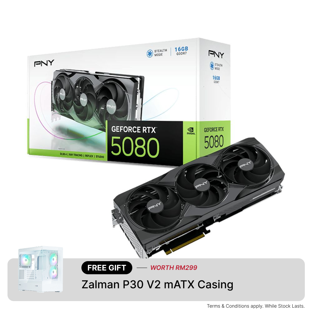 (April Fools Promo) PNY GeForce RTX 5080 Triple Fan 16GB GDDR7