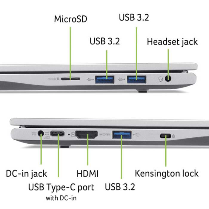 Acer Aspire Lite 14 AL14-32P-39R3 Laptop | Intel Core i3-N355