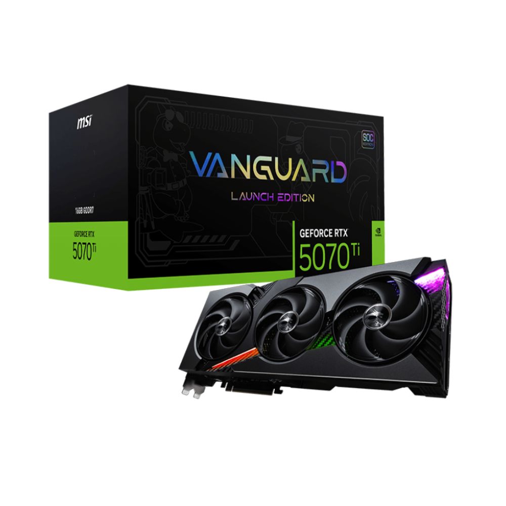 MSI GeForce RTX 5070 Ti VANGUARD SOC Launch Edition