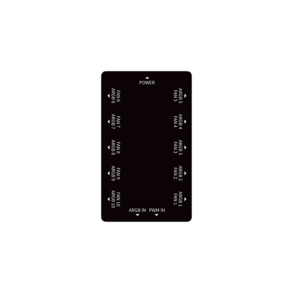 Ocypus Delta EH10 10-Ports ARGB Fan Hub