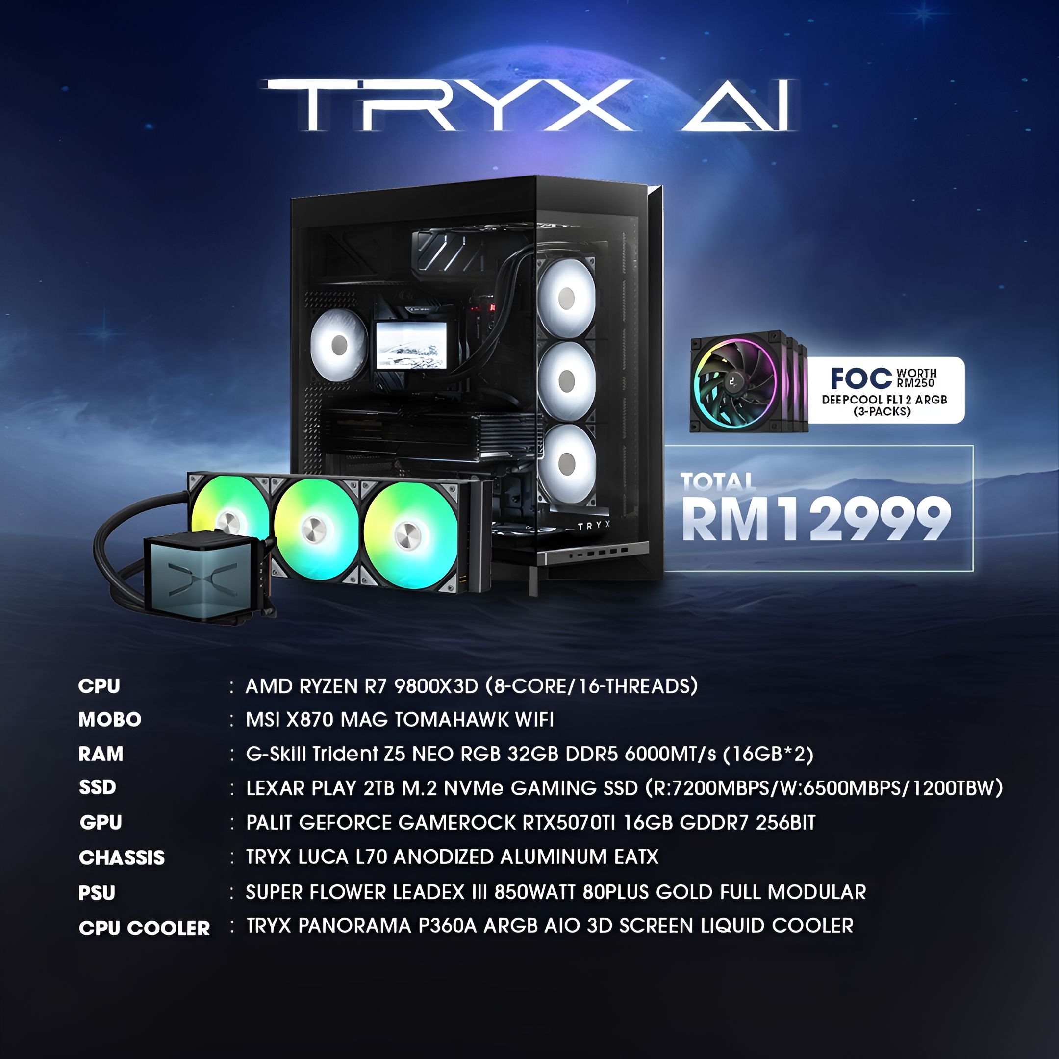 TRYX AI Desktop - PC Package
