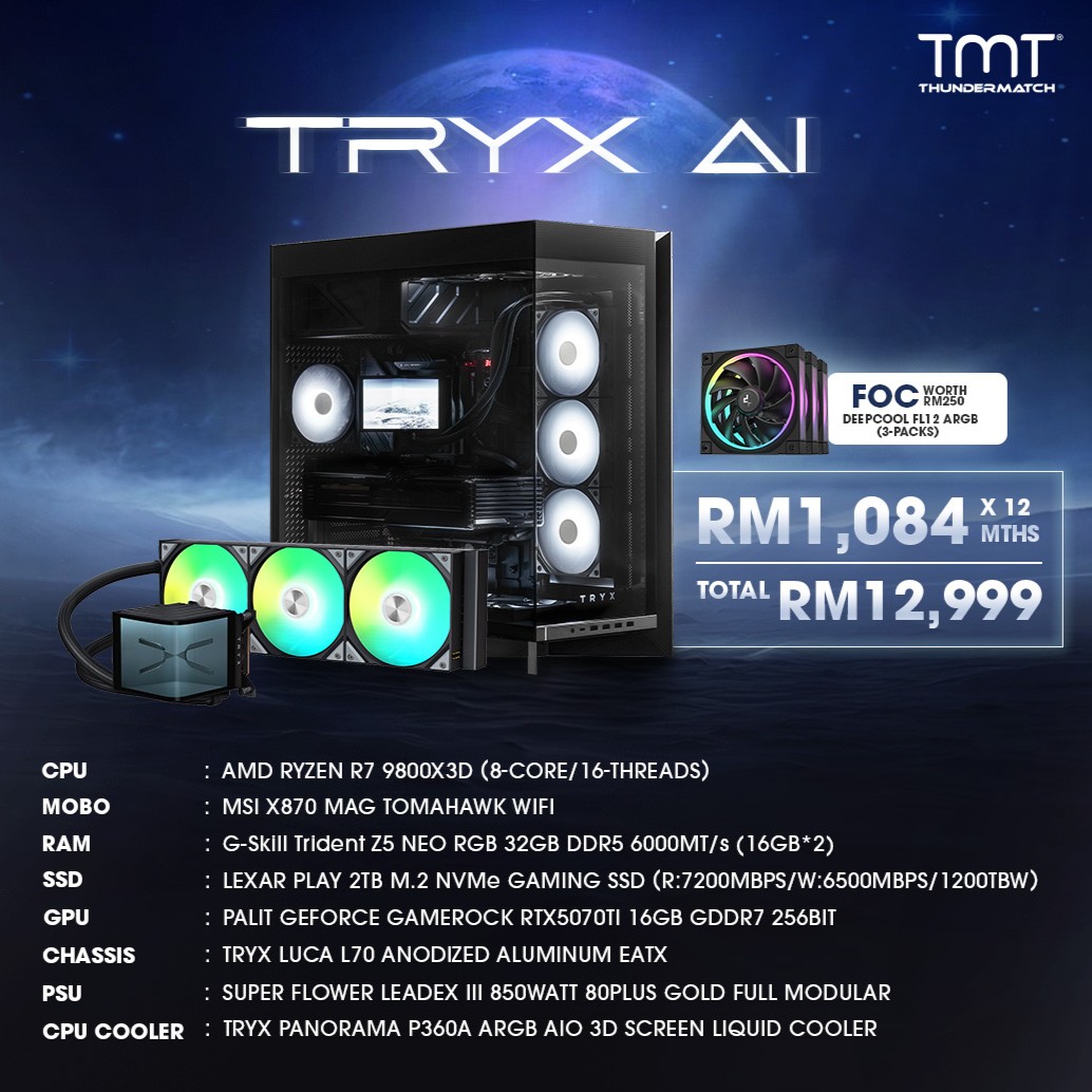 TRYX AI Desktop - PC Build Package