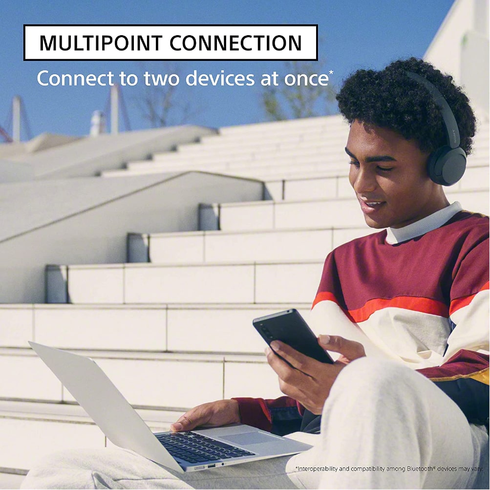 (Bundle Deal) Sony WH-CH520 Wireless On-Ear Headphones