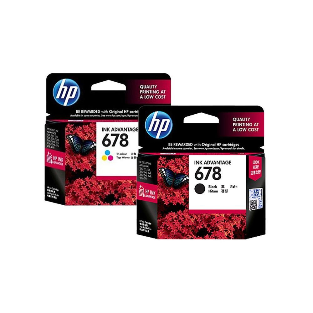 HP 678 Ink ( Black CZ107AA | Tri Color CZ108AA )