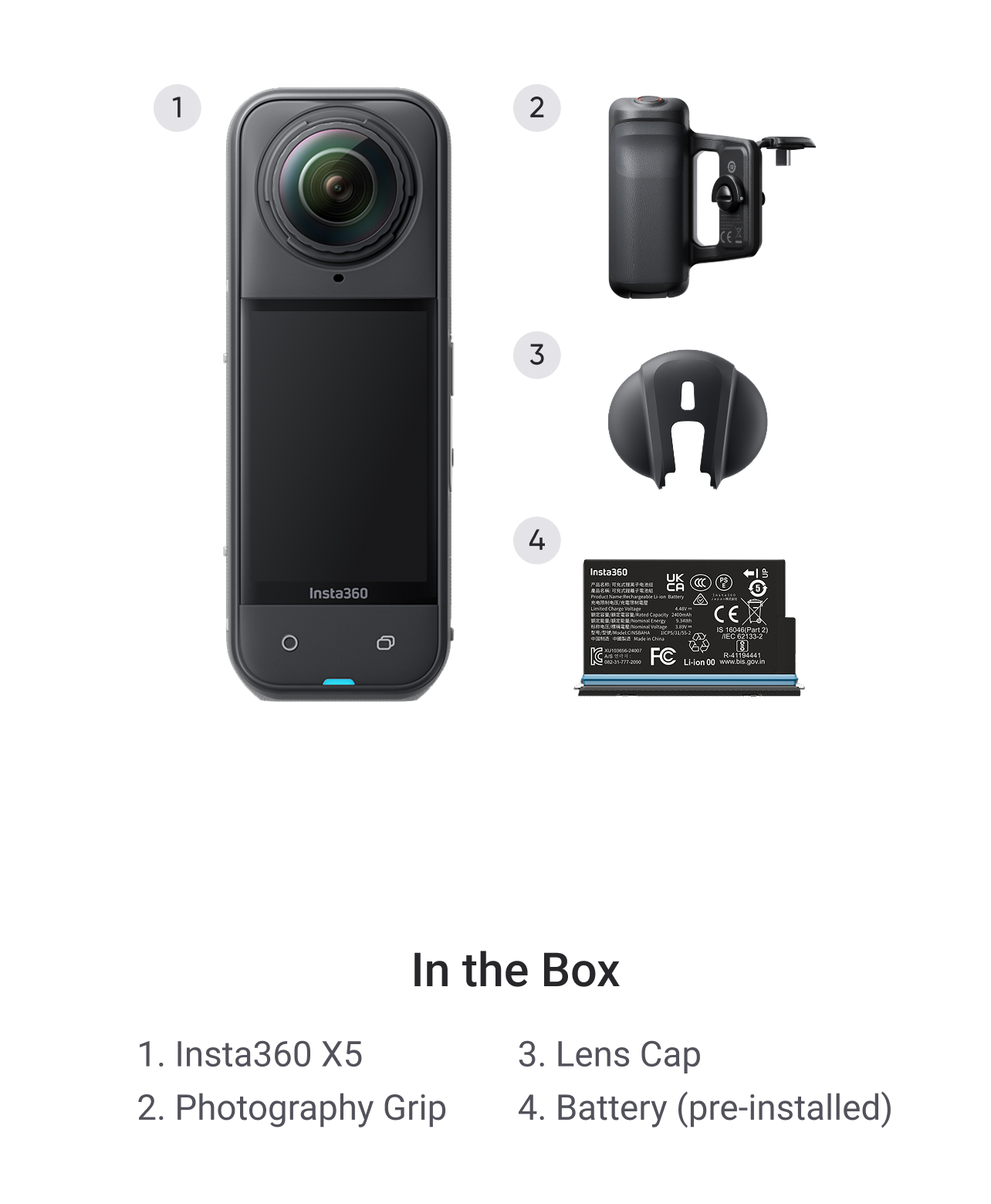 Insta360 X5 8K 360 Video Action Camera