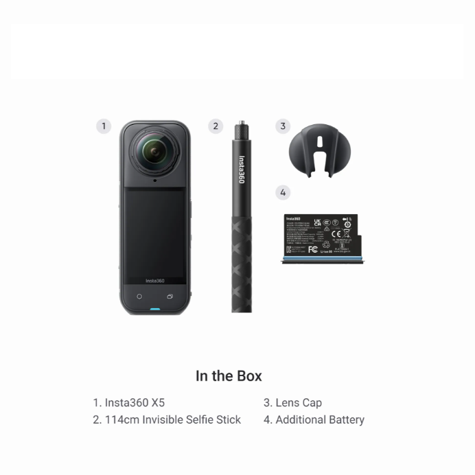 Insta360 X5 8K 360 Video Action Camera