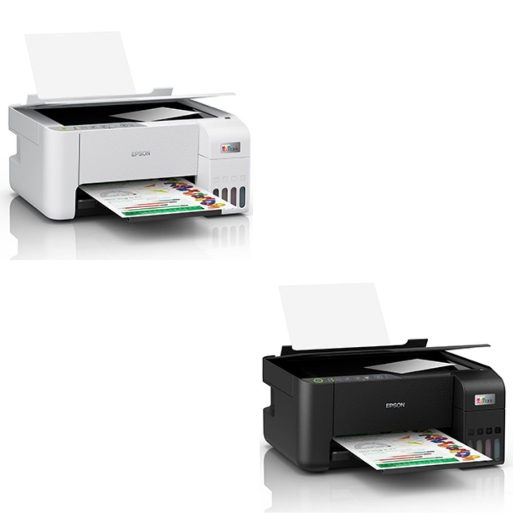 EPSON Inkjet Printer L3250 Black / L3256 White | Print/Scan/Copy/WIFI | 2 Years Warranty or 30K page | Tel:1800-8-17349